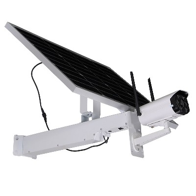 4G太阳能摄像头监控器手机远程室外无线WIFI户外插卡野外防水套装